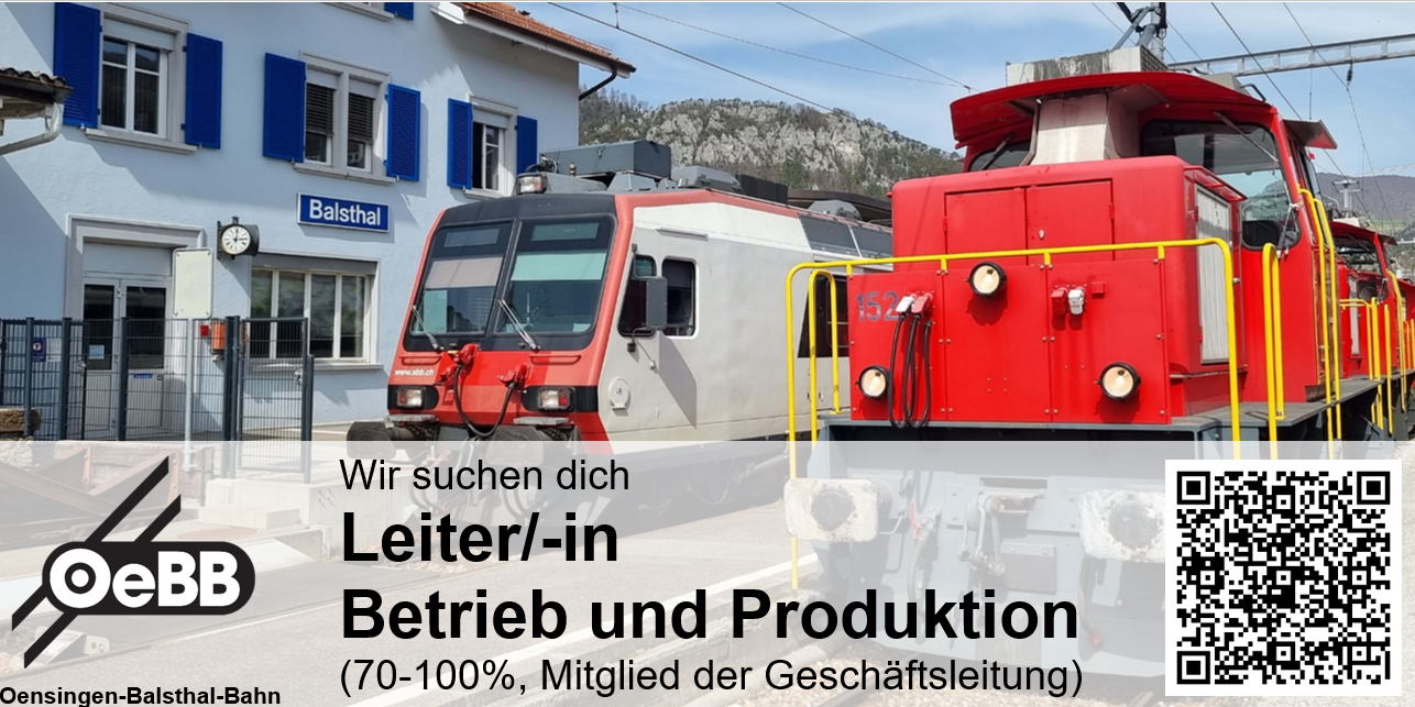 Wir suchen dich: Leiter/-in Betrieb und Produktion